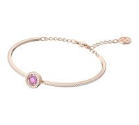 Bracelet-jonc Una, Taille ronde, Violet, Placage de ton or rosé OS