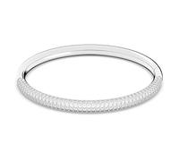 Swarovski Bracelet-jonc Stone Mini, blanc, métal rhodié