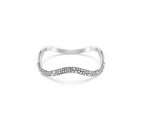 Swarovski Bracelet-jonc Sublima, Taille ronde, Blanc, Métal rhodié