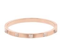 Swarovski Bracelet-jonc Tactic, blanc, plaqué or rose