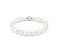 Swarovski Bracelet 'Matrix' argent / blanc perle, Taille One Size