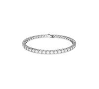 Swarovski Bracelet Matrix Tennis, Taille ronde, Blanc, Métal rhodié