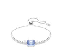 Swarovski Bracelet 'Matrix' bleu roi / argent / transparent, Taille M
