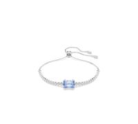 Swarovski Bracelet Matrix Tennis, Tailles variées, Bleu, Métal rhodié