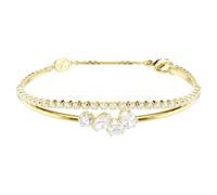 Swarovski Bracelet Mesmera, coupe mixte, blanc, finition or 18 carats