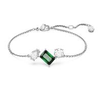 Bracelet Femme 5668360 Green White/RHS M Vert - Mesmera Argent, Vert, Transparent Argent, Vert, transparent