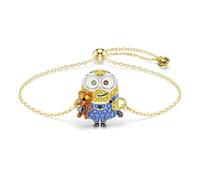 Swarovski Bracelet Minions Bob – Pavé, Multicolore, Placage de ton or