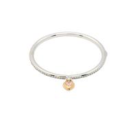 Swarovski Bracelet-jonc Idyllia – cœur rose, finition mix de métal, tailles variées