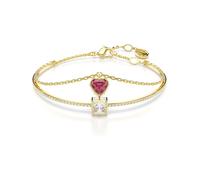 Swarovski Bracelet or / rouge cerise, Taille One Size