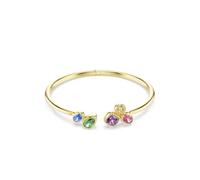 Swarovski Bracelet rigide Imber, coupe mixte, multicolore, finition or 18 carats