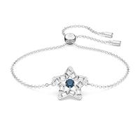 Swarovski Bracelet Stella, Étoile, Bleu, Métal rhodié