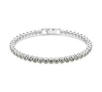 Swarovski Bracelet Tennis de la collection Imber Emily, rangée de cristaux Zirconia noirs de taille ronde, sertis chaton, en métal rhodié