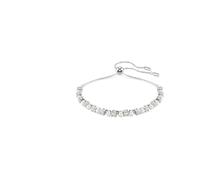 Swarovski Bracelet Matrix, Perle de cristal, Taille ronde, Blanc, Métal rhodié
