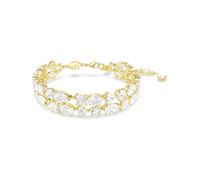 Bracelet Mesmera, Tailles variées, Blanc, Placage de ton or OS