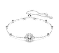 Swarovski Bracelet Una Angelic, taille ronde, blanc, métal rhodié