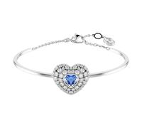 Swarovski - Bracelet Unisexe Idyllia Hyperbola Cœur Bleu Rhodié 5680393 - unisex - Accessoires - Gris - Taille: ONE Size