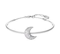 Swarovski - Bracelet Unisexe Luna Lune Blanche Rhodiée 5666175 - unisex - Accessoires - Gris - Taille: ONE Size