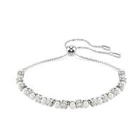 Swarovski - Bracelet Unisexe Matrice Perle Cristal Blanc Rhodié 5689633 - Femme - Accessoires - Gris - Taille: ONE Size