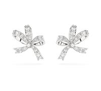 Swarovski Boucles d'oreilles Grises en Métal 1,5cm