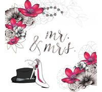 Swarovski Carnet Carré CL1416 Mariage Monsieur & Madame Fleurs