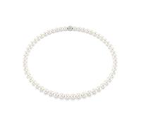Swarovski Collier Matrix 5747746 - Perle de cristal blanche, Acier inoxydable, métal rhodié - Femme