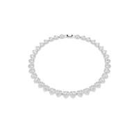 Swarovski Collier Tennis Ariana Grande x, Tailles variées, Cœur, Blanc, Métal rhodié