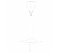 SWAROVSKI Chaîne de corps en cristal X SKIMS Bijoux de corps, taille unique, Cristal, Pas de gemme