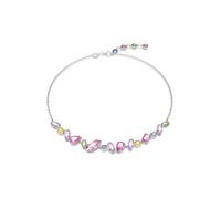 Swarovski Chaîne 'Gema' bleu / violet / rose / argent, Taille One Size
