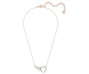 Swarovski Chaîne 'Hyperbola' or rose / argent / transparent, Taille One Size