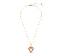 Swarovski Pendentif Hyperbola, Taille octogonale, Crystal pearls, Cœur, Rose, Placage de ton or