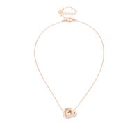 Swarovski Pendentif Dextera Rond Blanc, Placage ton or rosé, OS