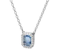 Swarovski Chaîne 'Una' bleu / argent / transparent, Taille One Size