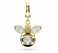 Swarovski Charm Idyllia, Tailles variées, Abeille, Multicolore, Placage de ton or