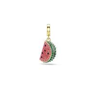 Swarovski Charm Idyllia, Tailles variées, Pastèque, Multicolore, Doré à l’or 18 carats (750/1000)