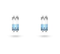 Boucles d'oreilles - SWAROVSKI - Stilla - Cristal - Blanc/Bleu - Clou/Puce