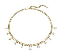 Collier Dextera, Blanc, Placage de ton or OS