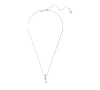 Swarovski - Collier avec Pendentif Blanc Plaqué Rhodium - Femme - Accessoires - Gris - Taille: ONE Size