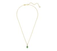 Swarovski Pendentif Stilla, taille poire, vert, placage de ton or