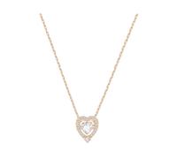 Swarovski - Collier Cœur Danse Scintillant - Femme - Accessoires - Rose - Taille: ONE Size