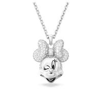 Swarovski Collier Disney Minnie Mouse arborant le visage de Minnie, en métal rhodié