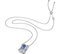 Swarovski Collier Femme Bijoux Chroma Bleu Blanc Rhodium 5600625