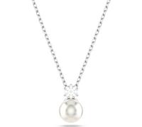 Swarovski Collier Femme Pendentif Matrix Crystal Pearl Blanc 5693897