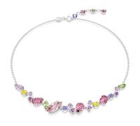 Swarovski Collier Gema, Tailles variées, Multicolore, Métal rhodié