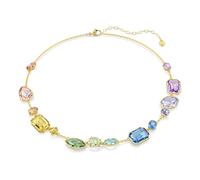 Swarovski Collier Gema, Tailles variées, Multicolore, Placage de ton or
