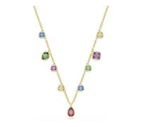 Swarovski Imber Collier, Tailles Mixtes, Multicolore, Finition Dorée 18 Carats