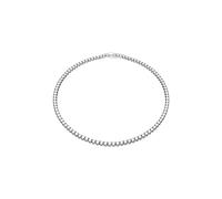 Swarovski Collier Matrix Tennis, Taille ronde, Blanc, Métal rhodié