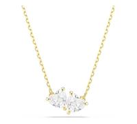 Swarovski Collier Mesmera Attract, Cœur, Blanc, Placage de ton or