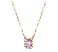Swarovski Collier Millenia, Taille octogonale, Violet, Placage de ton or rosé