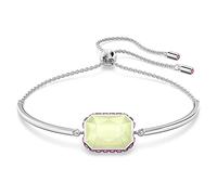 Swarovski Collier Orbita, petit, taille octogonale avec cristaux et placage de ton or, multicolore