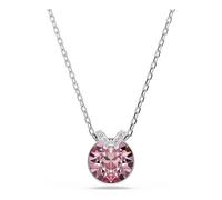 Swarovski Pendentif Bella V, Taille ronde, Rose, Métal rhodié
